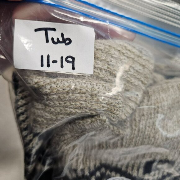 Dimension By Milford Vintage Southwest Alpaca Knit Belted Cardigan Sweater M - Picture 12 of 12